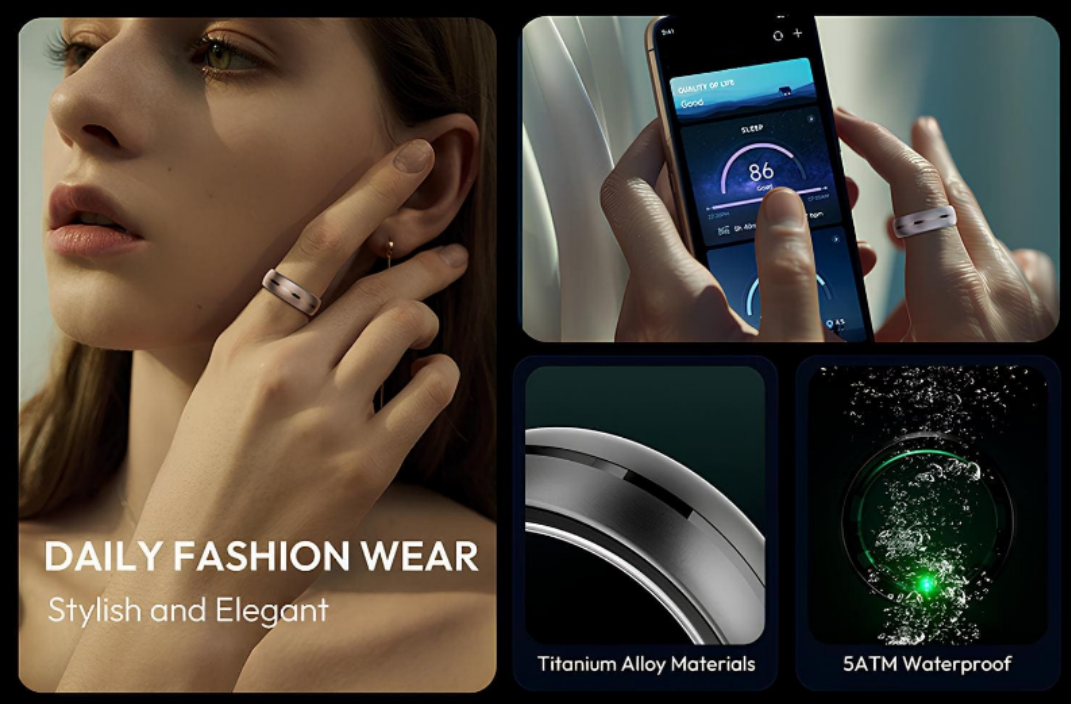 JupiterCore Smart Health Ring JC Ring daily fashion wear